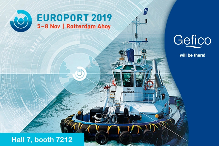 Gefico takes part in Europort Rotterdam 2019 as exhibitor.