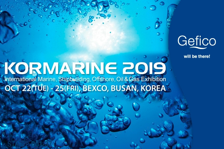 Gefico attends KORMARINE 2019 in South Korea